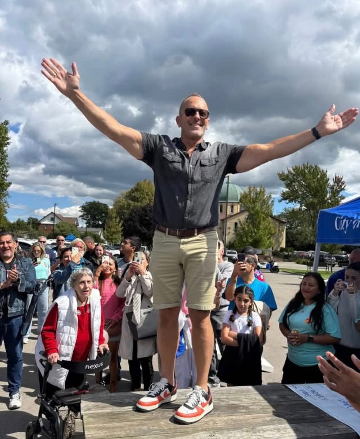 Jim Diodati at a community event in Niagara Falls